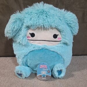 Blue Big Foot Fuzz-A-Mallows Plush Toy